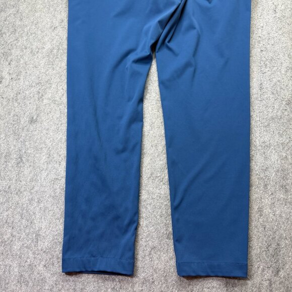 Bonobos Off Duty Pants Men L Blue 31" Elastic Waist Performance Tapered - Picture 9 of 16